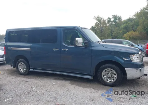 2013 Nissan Nv Passenger Nv3500 Hd Sv V8 z USA, uszkodzony, nr VIN 5BZAF0AA7DN202479